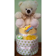 Nappy Cake with Teddy